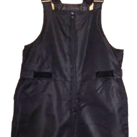 Kids Swiss Tech Bib Overall Solid Black Snow Pants Size LG (10-12) - Picture 4 of 4